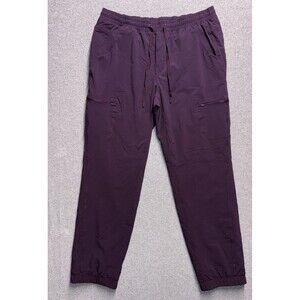 Eddie Bauer Women’s Fleece-Lined Trail Pants - Size 12 - Purple - Outdoor Hike